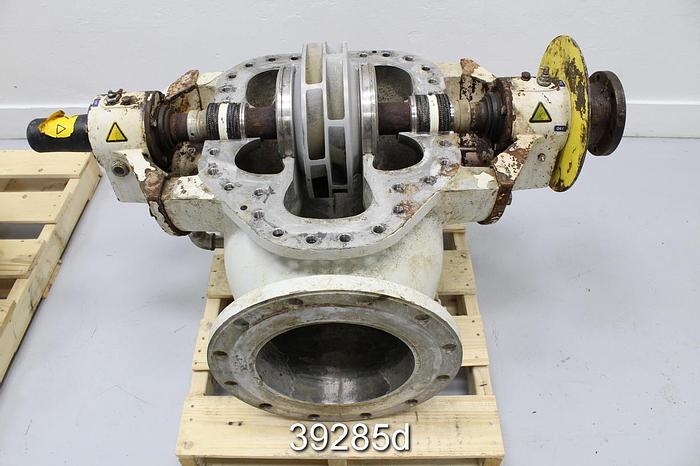 Used Sulzer ZPP10-250 Split Case Pump, Duplex Steel Casing, 10x12 #39285