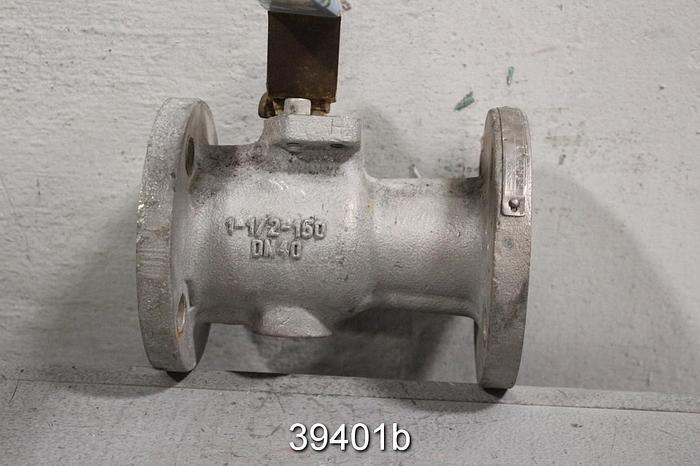 Used Neles Jamesbury 1.5" Manual Ball Valve, 1-1/2 5150 31 3600 TT #39401