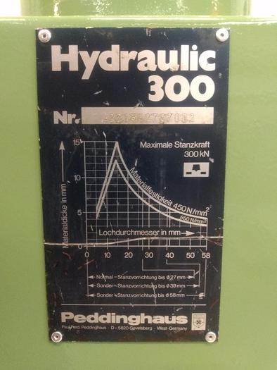 Gebraucht Hydraulische Lochstanze Peddinghaus Hydraulic 300