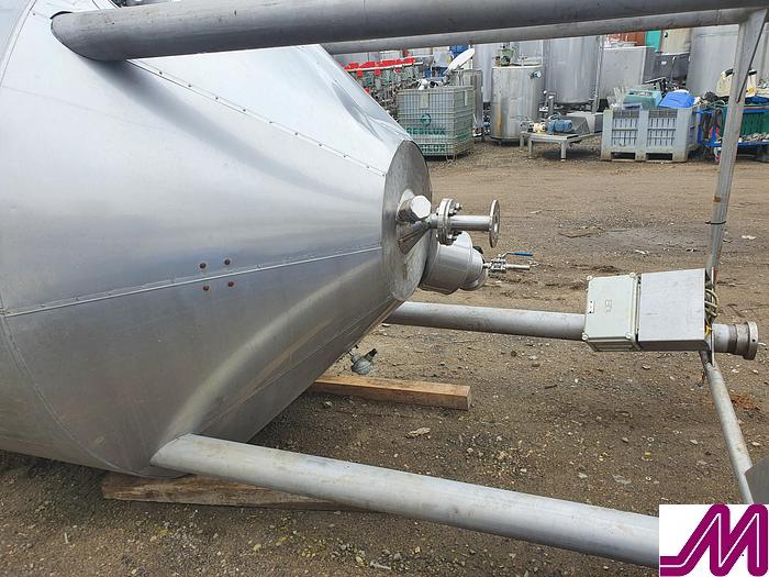 Used Shobwood Engineering 5,000 Litre Jacketed & Agitated Yeast Collection Vessel