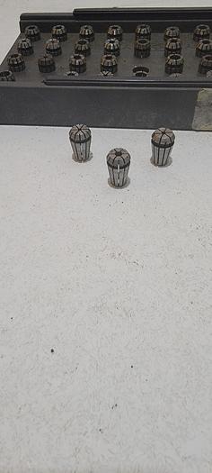 Used SAER-11-40 COLLET FULL SET FOR LATHE ENGRAVING MACHINE (40PCS) SIZES VARIE (106)