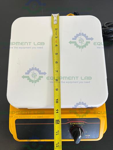 Used Barnstead / Thermolyne  S131435 Cimarec 10" x 10" Stirrer, 120V, 0.37AMPS