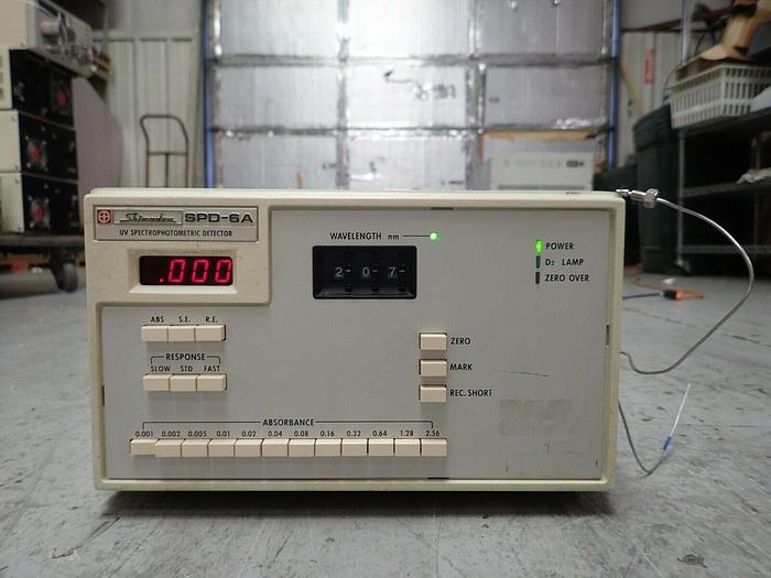 Used Shimadzu SPD-6A SPD6A UV Spectrophotometric Detector