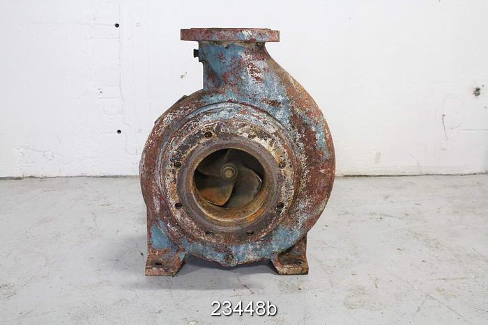 Used Goulds 3175 Pump, 6x8x14, 4-Vane 10" Impeller, Ductile Iron Casing #23448