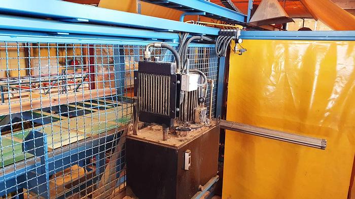 Used Hundegger K2-4 BHF joinery line  for log house production
