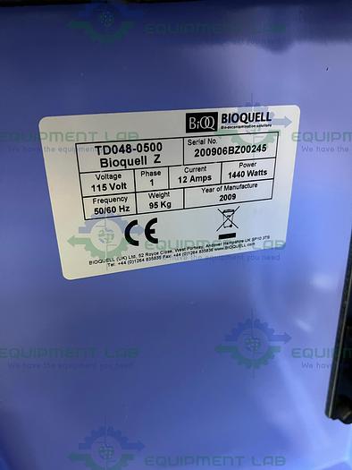 Used Bioquell Z TD048-0500 Hydrogen Peroxide Vapour HPV Generator