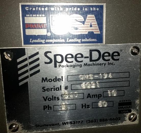 Used Filler, Volumetric, Spee-Dee, Mdl CMS-194, Cup Filler, (3) #A740434