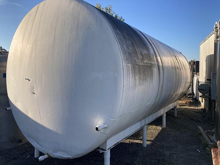 Used 7500 GALLON CREAMERY PACKAGE HORIZONTAL DAIRY TANK - S/S - JACKETED