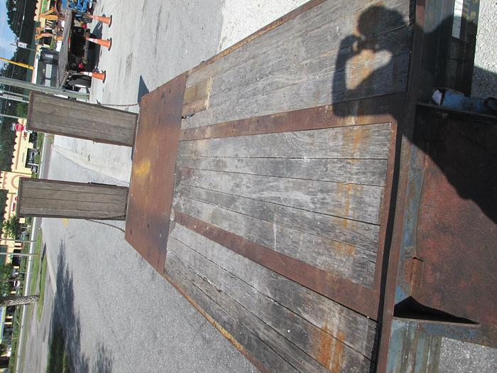 Used 1997 Evaco Trailer- 20 ton equipment trailer