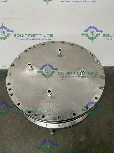 Used Stainless Steel 800mm x 200mm Chromatography Column w/ Micron Filter Mesh 45 PSI