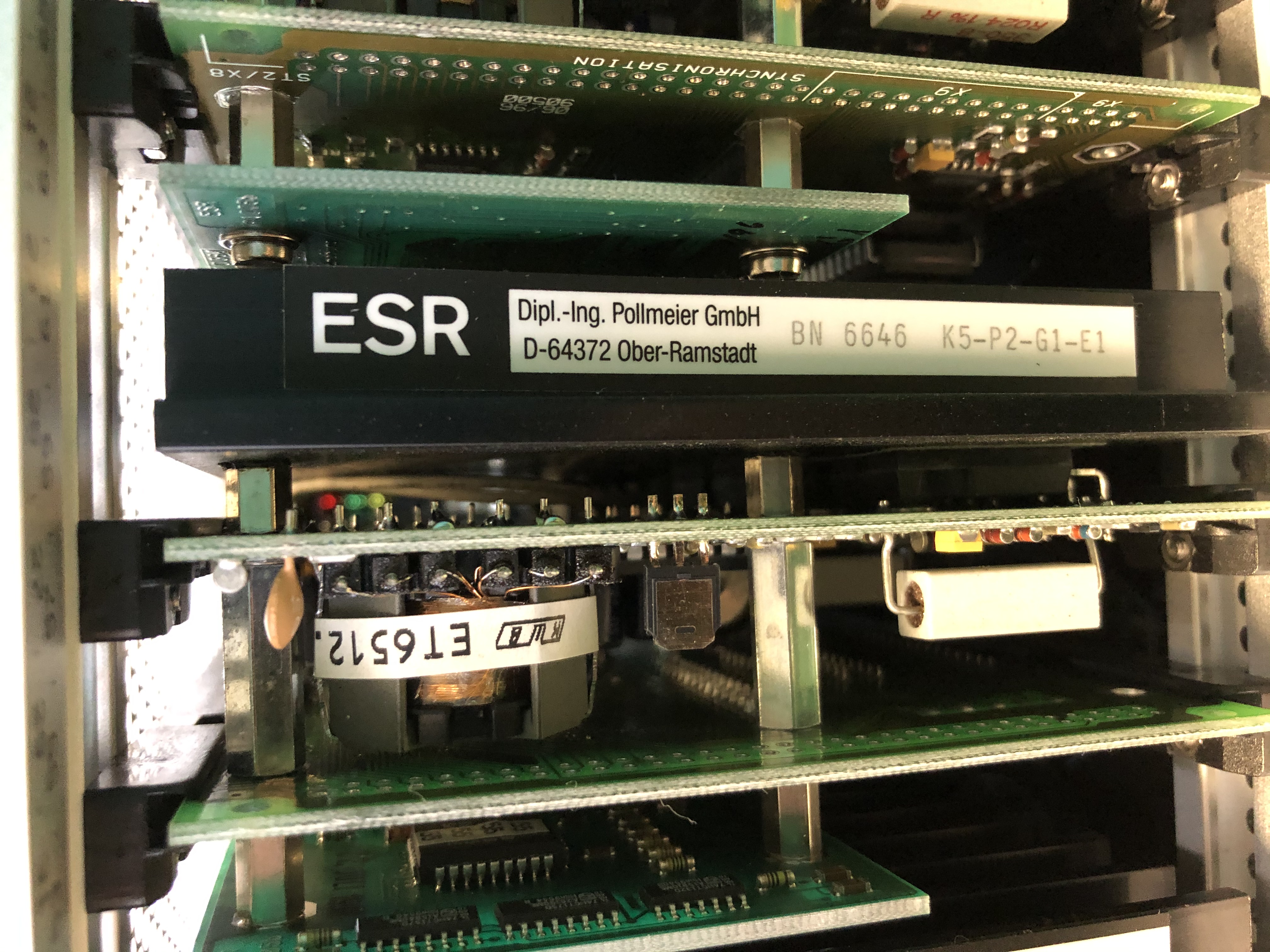 Used ESR POLLMEIER 9135 MODULE RACK WITH MODULES