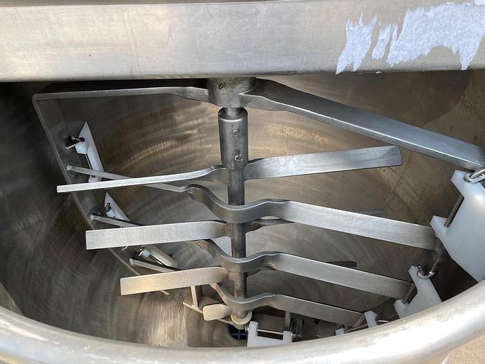 Used 200 GALLON HAMILTON DOUBLE MOTION KETTLE - S/S - JACKETED