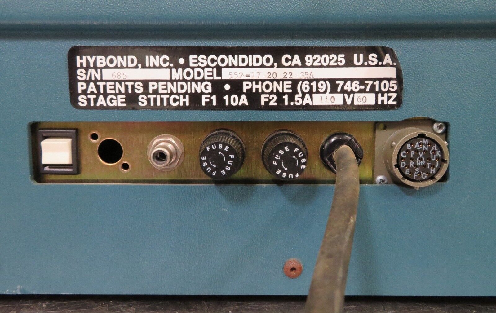 Used Hybond 552 45° Feed Thermocompression Wedge Wire/Ribbon Bonder refurb'd