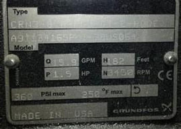 Used [UP-06] : 1.5 HP Grundfos Centrifugal Pump