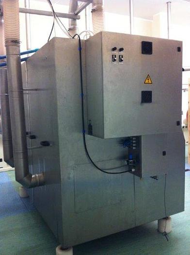 Used (2) WOLF BELT COATING CABINETS FOR CHOCOLATE