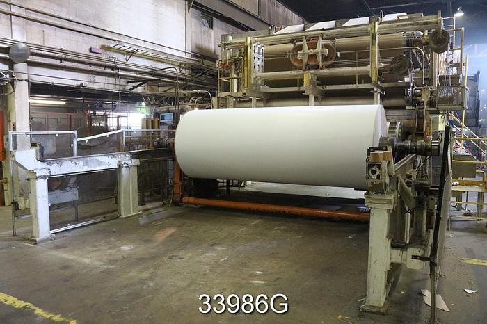 Used Beloit 148" Trim Inverformer Multi-Ply Paper Machine #33986