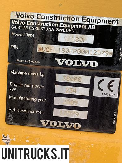 Usata 2009 VOLVO L 180 FHL