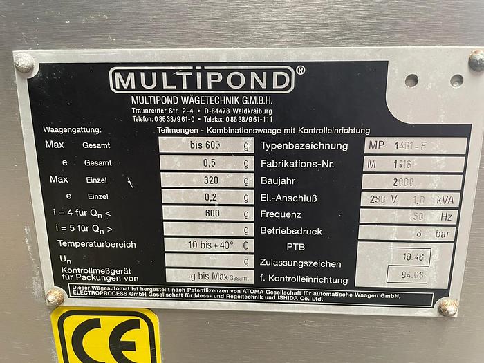 Gebruikt 2000 Multipond multiheadweger