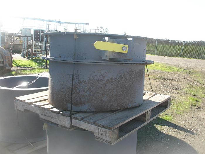 Used Valve, Butterfly, 36", C/st, Trivaco, (2) #C738103