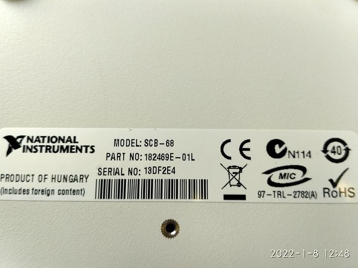 Used National Instruments NI SCB-68
