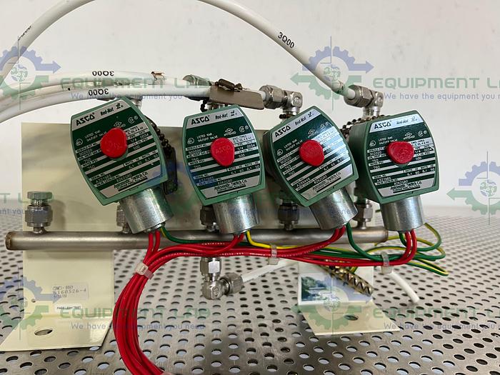 Used Lot of 4 - ASCO Red-Hat  8262G80 Solenoid Valve 1/4"