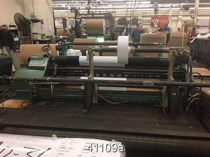Used Dusenbery 800 Model Duplex Surface Center Slitter Rewinder #41109