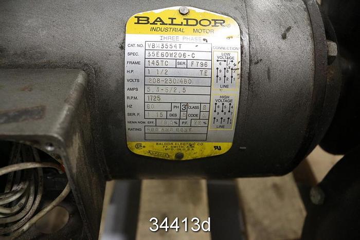 Used Perfection Gear TLD520300C Gear Drive, 300/1 Ratio #34413