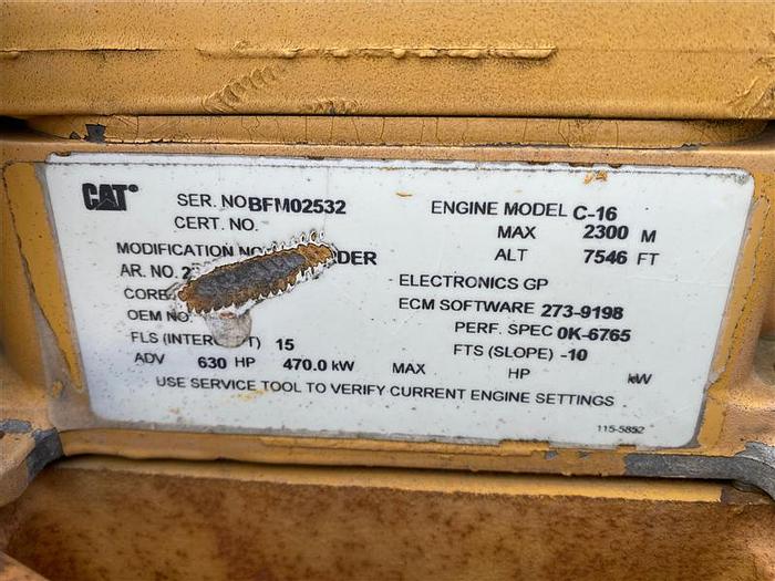 Used 0 Sullair 1350 cfm / 500 psi Air Compressor