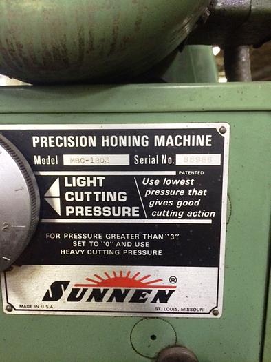 Used 1988 SUNNEN SUNNEN HONING MACHINE MBC-1803