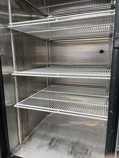 Used Fisher Scientific 13-986-128S Isotemp -10C° Two Glass Door Refrigerator 115V