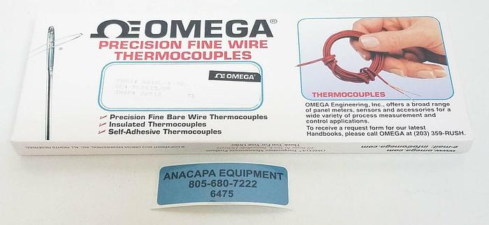 Omega Precision Fine Wire Thermocouples SA1XL-K-72 Lot of 5 NEW (6475)