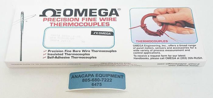 Omega Precision Fine Wire Thermocouples SA1XL-K-72 Lot of 5 NEW (6475)