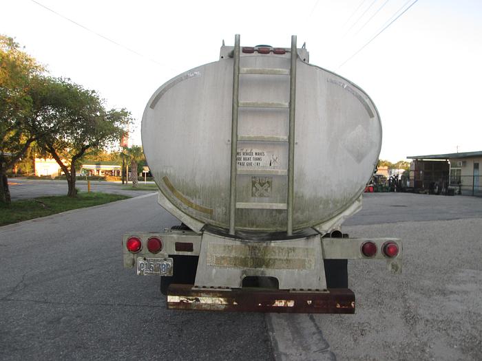 Used 1968 Fruehauf Aluminum Tanker Trailer