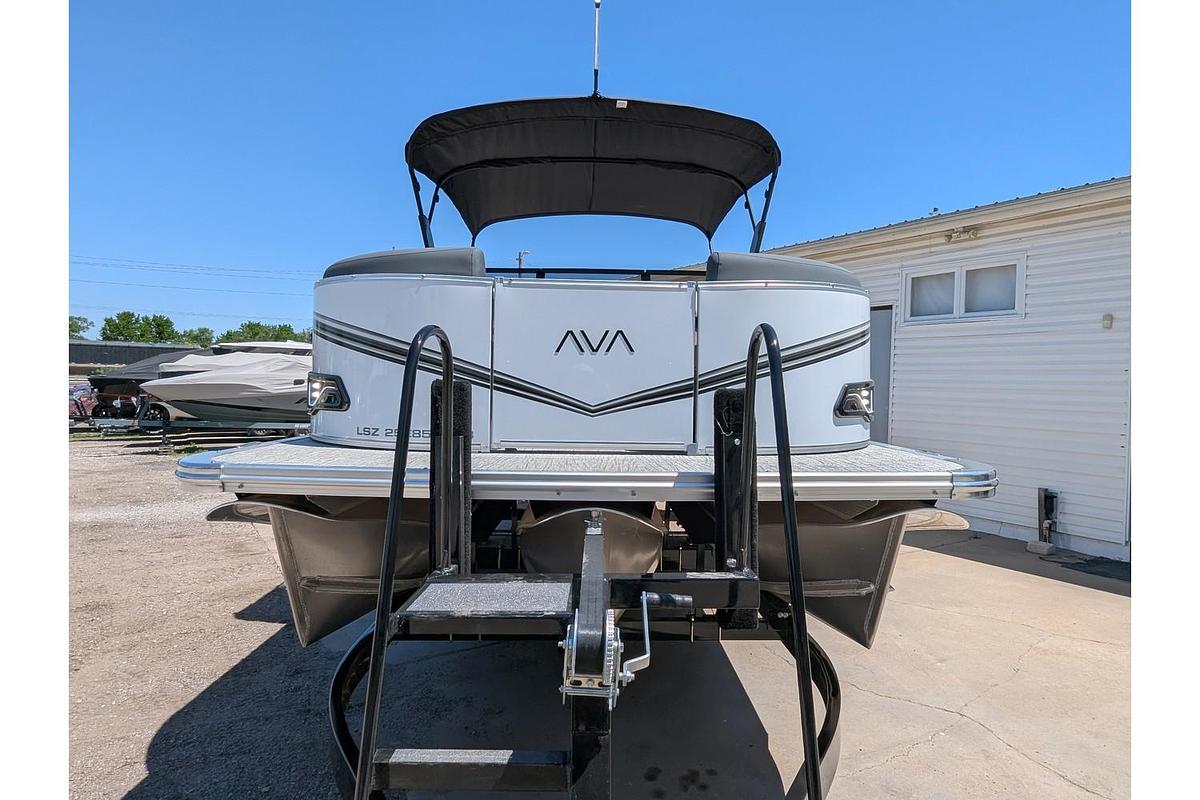 2026 Avalon 25E85 LSZ Versatile Rear Bench Windshield Tritoon