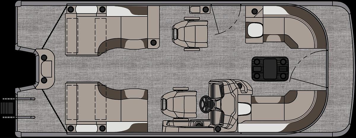 2027 Avalon 2185 LSZ Quad Lounger Shift