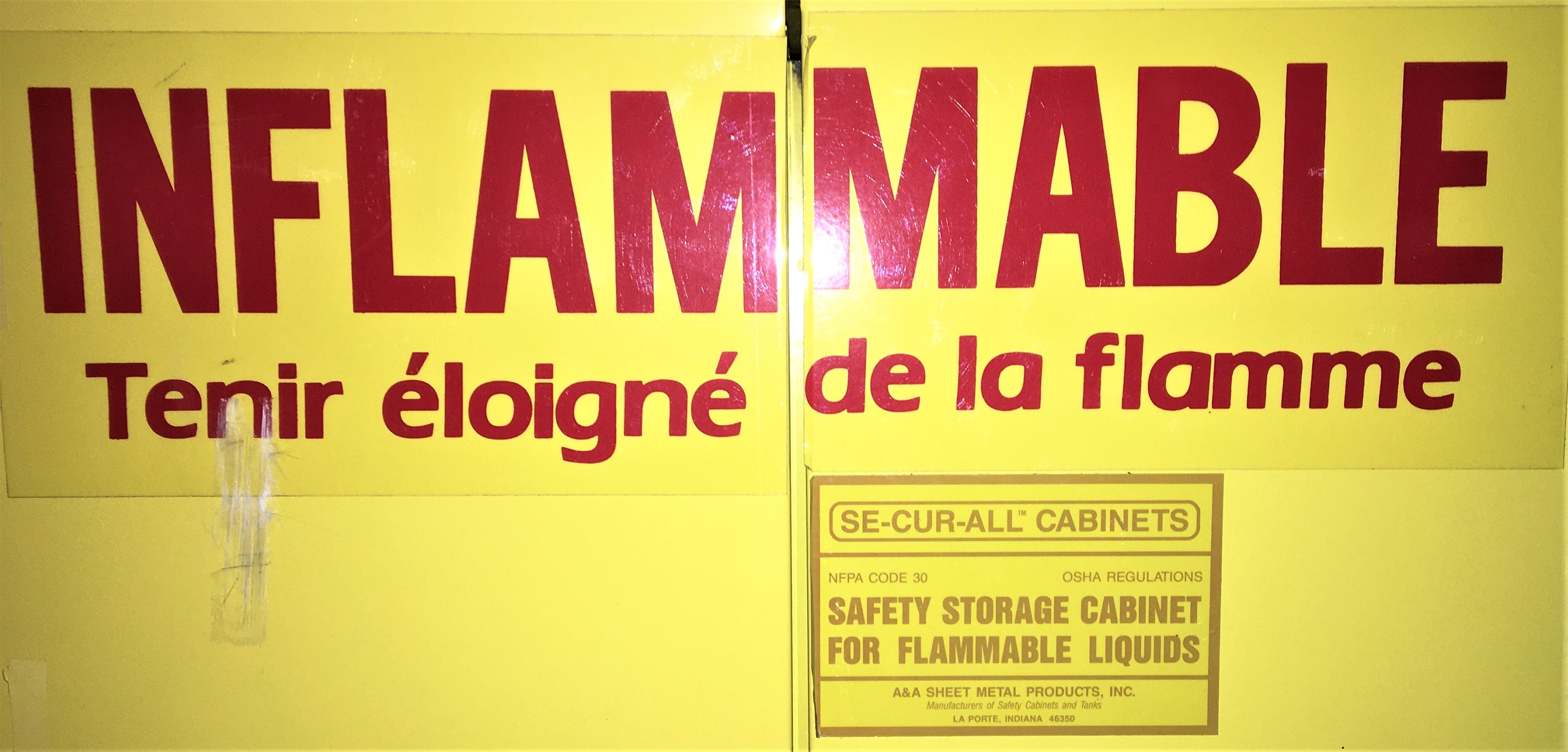 Used Se-Cur-All A145 Flammable Storage Cabinet - 45 Gallon