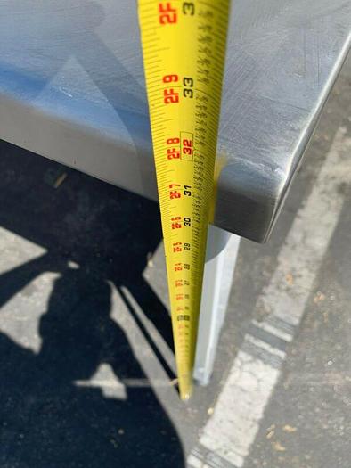 Used Terra Universal 30" x 72" x 32" Stainless Steel Heavy Duty Work Table