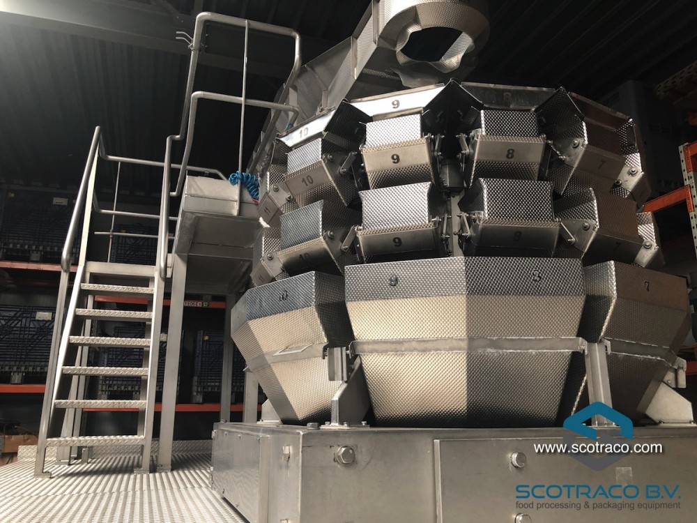 Used Complete weighing and packing line