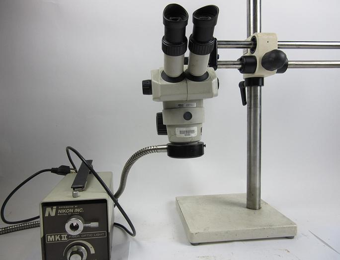 Used Nikon Microscope with fibre light SMZ-2B