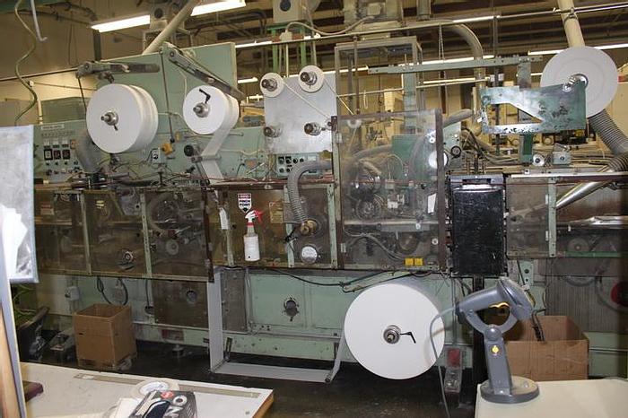 Used ZUIKO SANITARY PAD LINE 12" ULTRA THIN 225 FPM