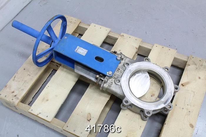 Used Orbinox ET Series 20 8" Hand Operated Knife Gate Valve #41786