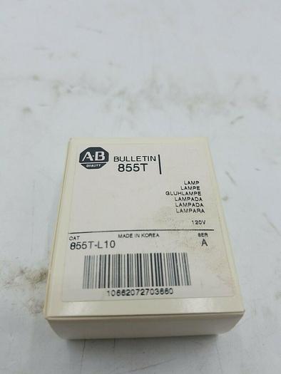 Allen Bradley, Lamp for Stack Lights, 855T-L10, SER A, 120 VAC