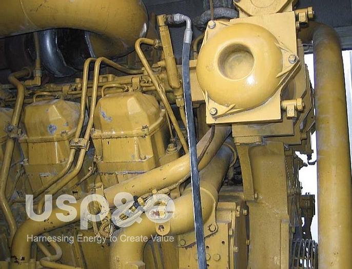 Used 1.6 MW 2007 used 3516B CAT Diesel Genset