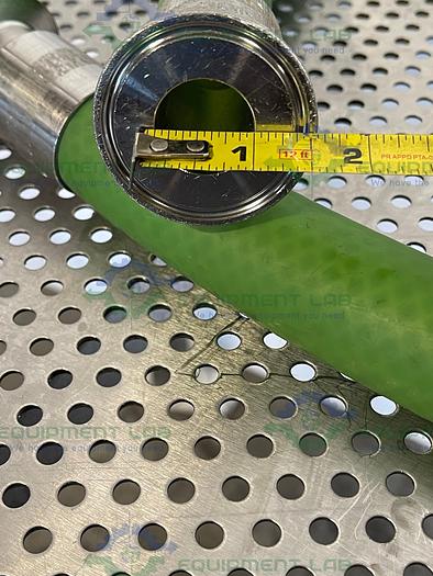 Used 72"  Silicone Hose  w/ 1" Sanitary Fitting