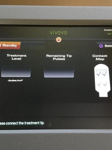 Used 2017 Viveve Model S console Vaginal rejuvenation & Stress Urinary Incontinence