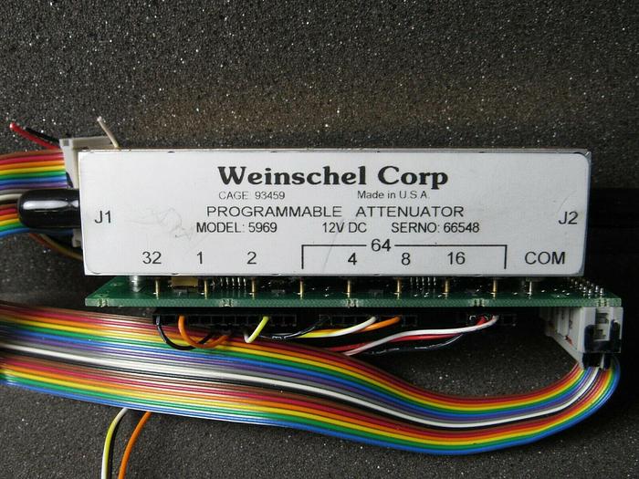 Used Aeroflex/Weinschel 5969 DC-3GHZ 127dB Electronic Control Step Attenuator