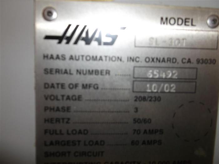 Used 2002 Haas SL-30T