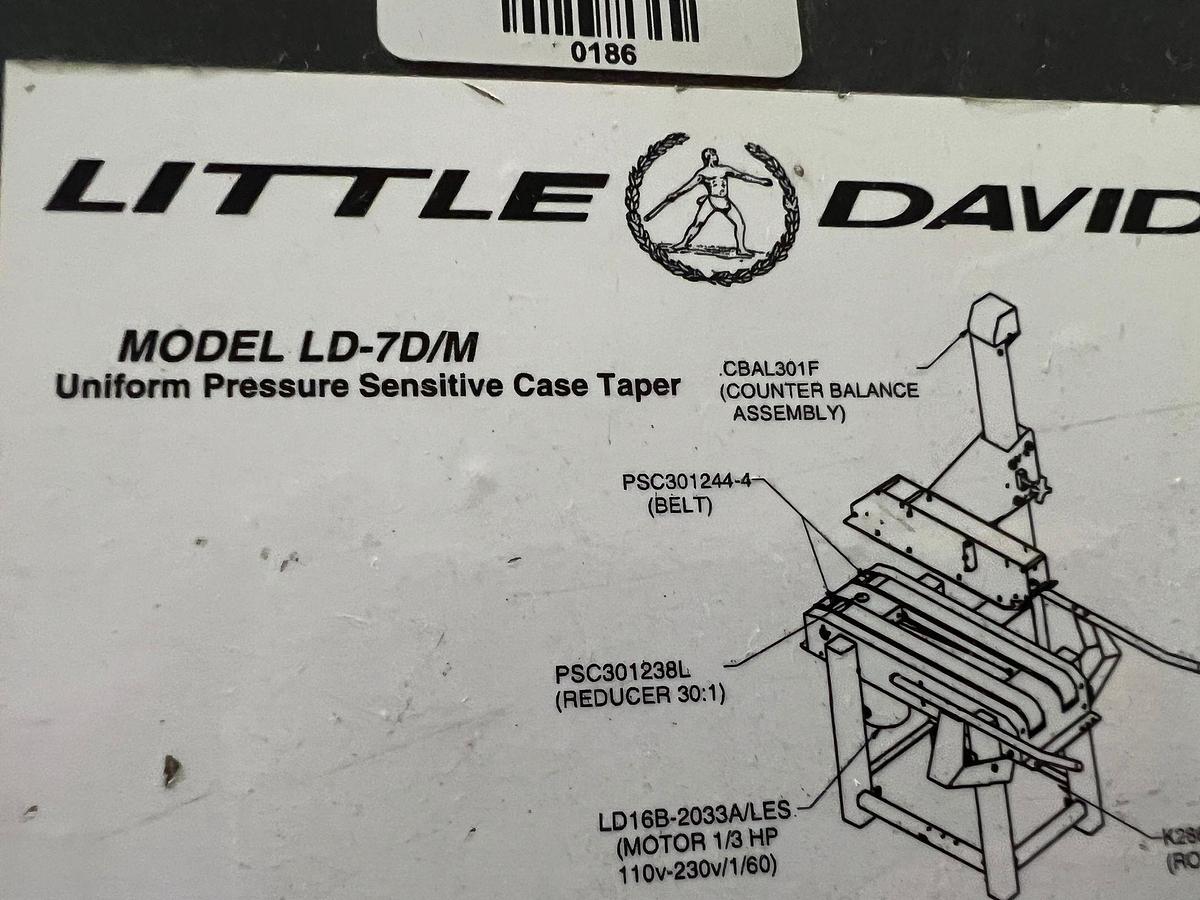 Used 2016 LITTLE DAVID by Loveshaw EXC-193SD Carton Sealing Machine