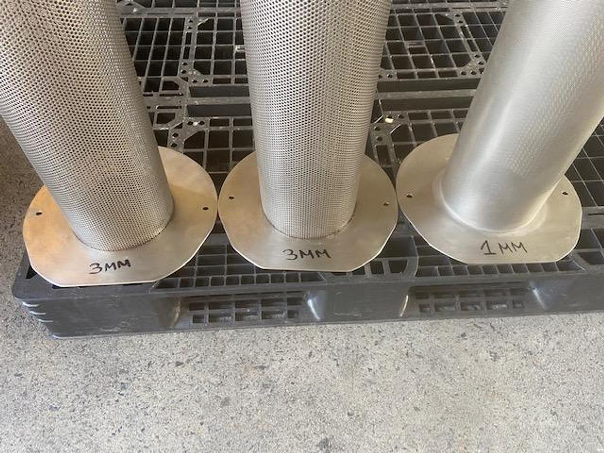 Used ERIMAKI STAINLESS STEEL ROTARY SIEVE