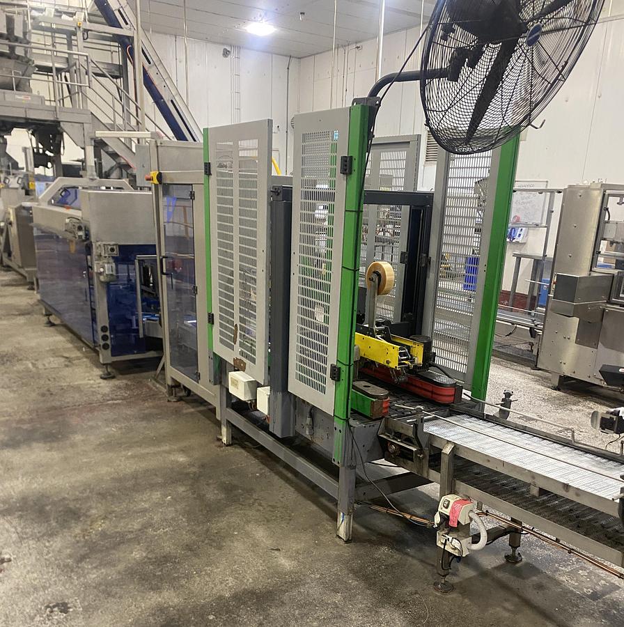 Used BLUEPRINT MGC AM1 CASE PACKING LINE